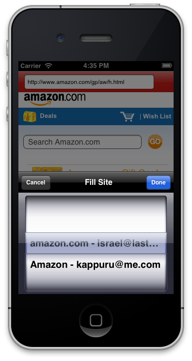 iphone automaticfill LastPass envoie vos mots de passe dans les nuages